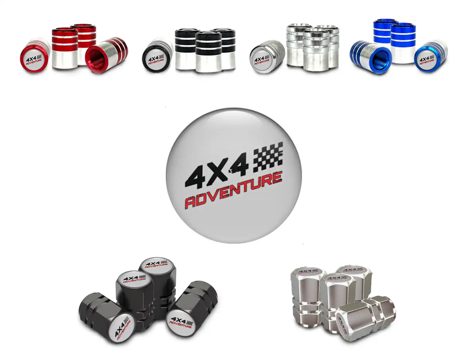 Tyre Valve Covers for Bike Standard Design Style